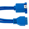 USB 3.0 A Female x 2 to 20 Pins Female Cable 0.5m