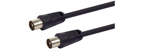 Antenna TV Cable 9.5mm Male/Male 3C2V 2m