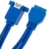 USB 3.0 A Female x 2 to 20 Pins Female Cable 0.5m