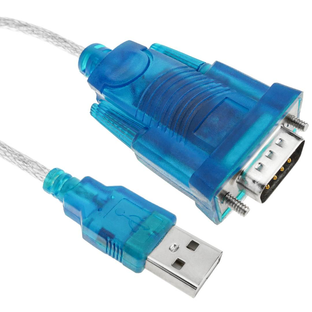 USB 2.0 A Male to DB9 Male Cable 1.5m