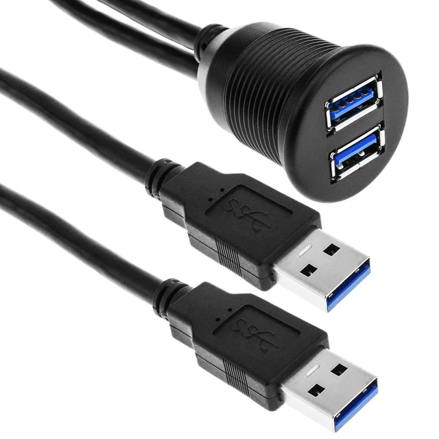 USB 3.0 Extension A Male to A Female for Embed Cable 1m