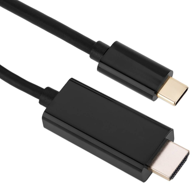 HDMI A Male 4K Ultra HD 30Hz to USB Type C Male Cable 5m